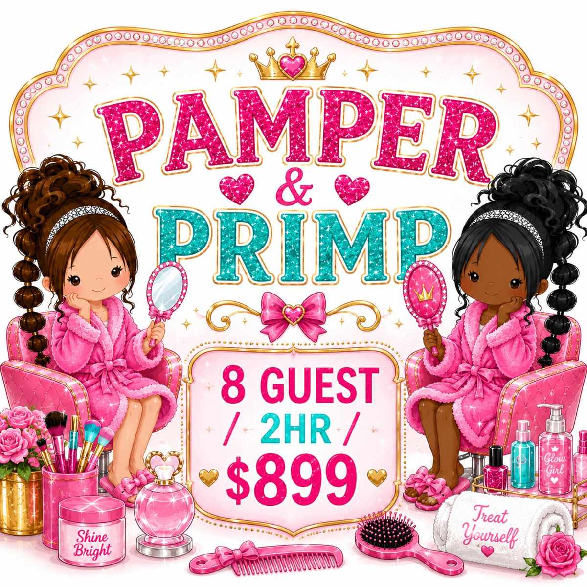 pamper party for girls
