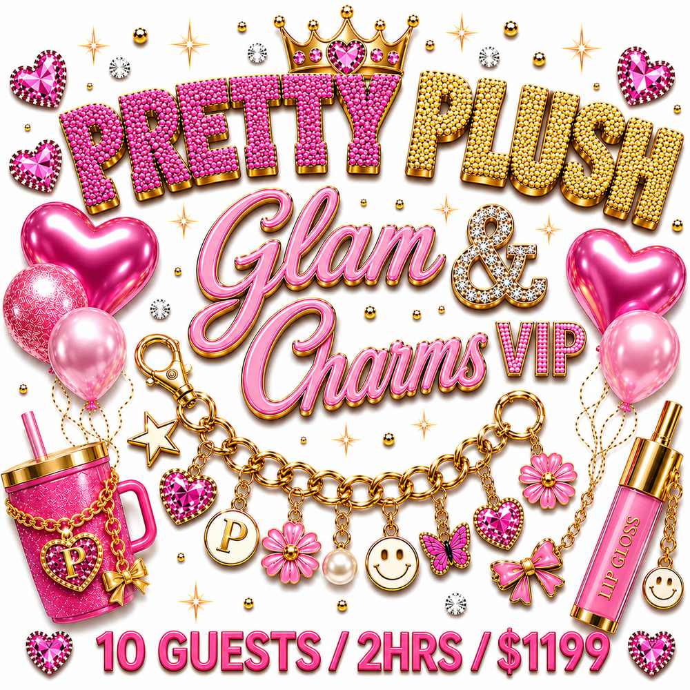 spa party with charm bracelets